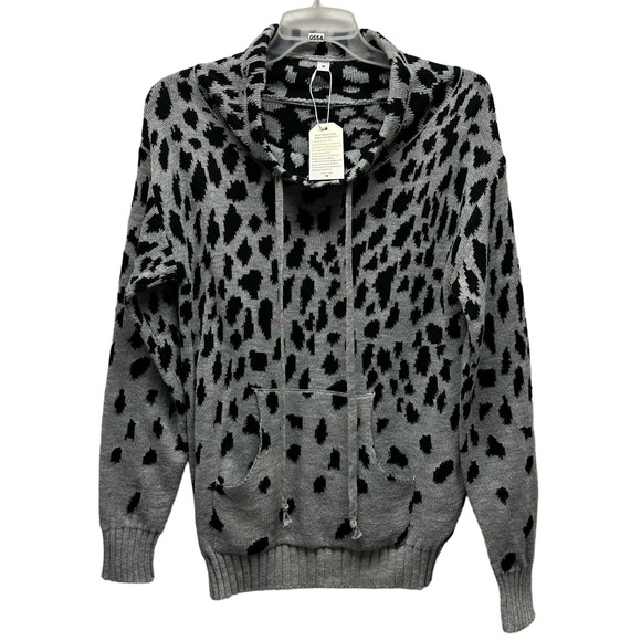 NEW! Made With Love Women’s Oversized Medium Cowl Neck Long Sleeve Sweater, V554 - Picture 1 of 15